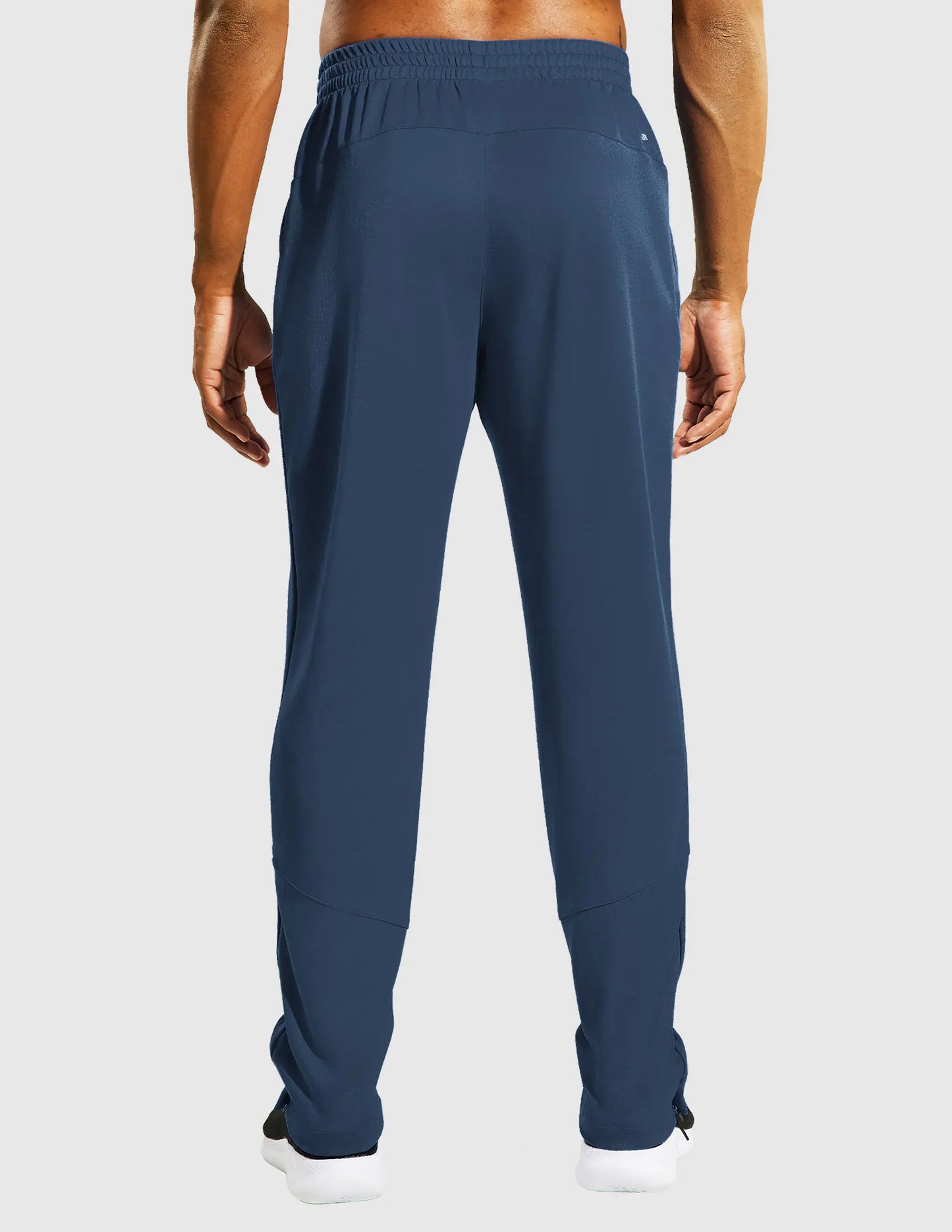 MIER Men’S All-Match Running Sweatpants with Pockets Zipper Ankle, for Running Gym Joggers Training and Workout